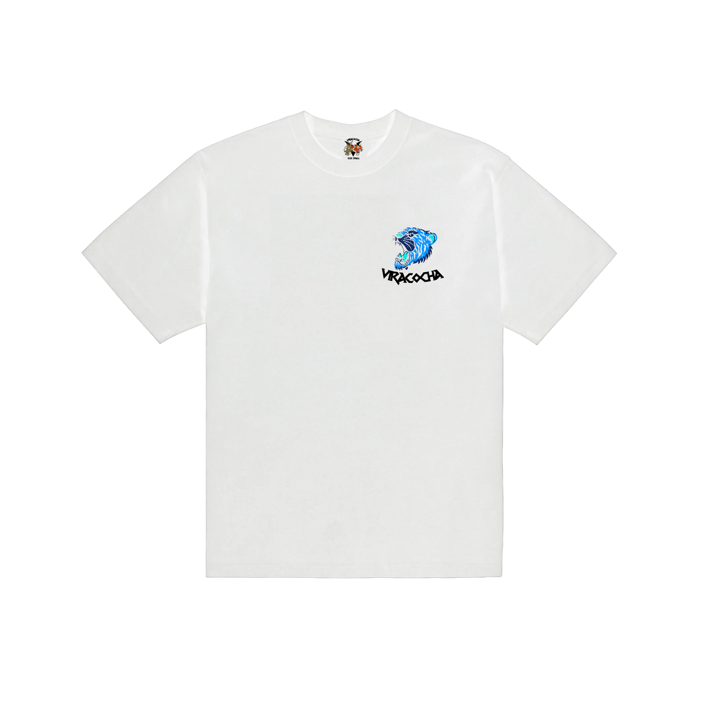 WEISSES KONFLIKT- UND HARMONIE-T-SHIRT 