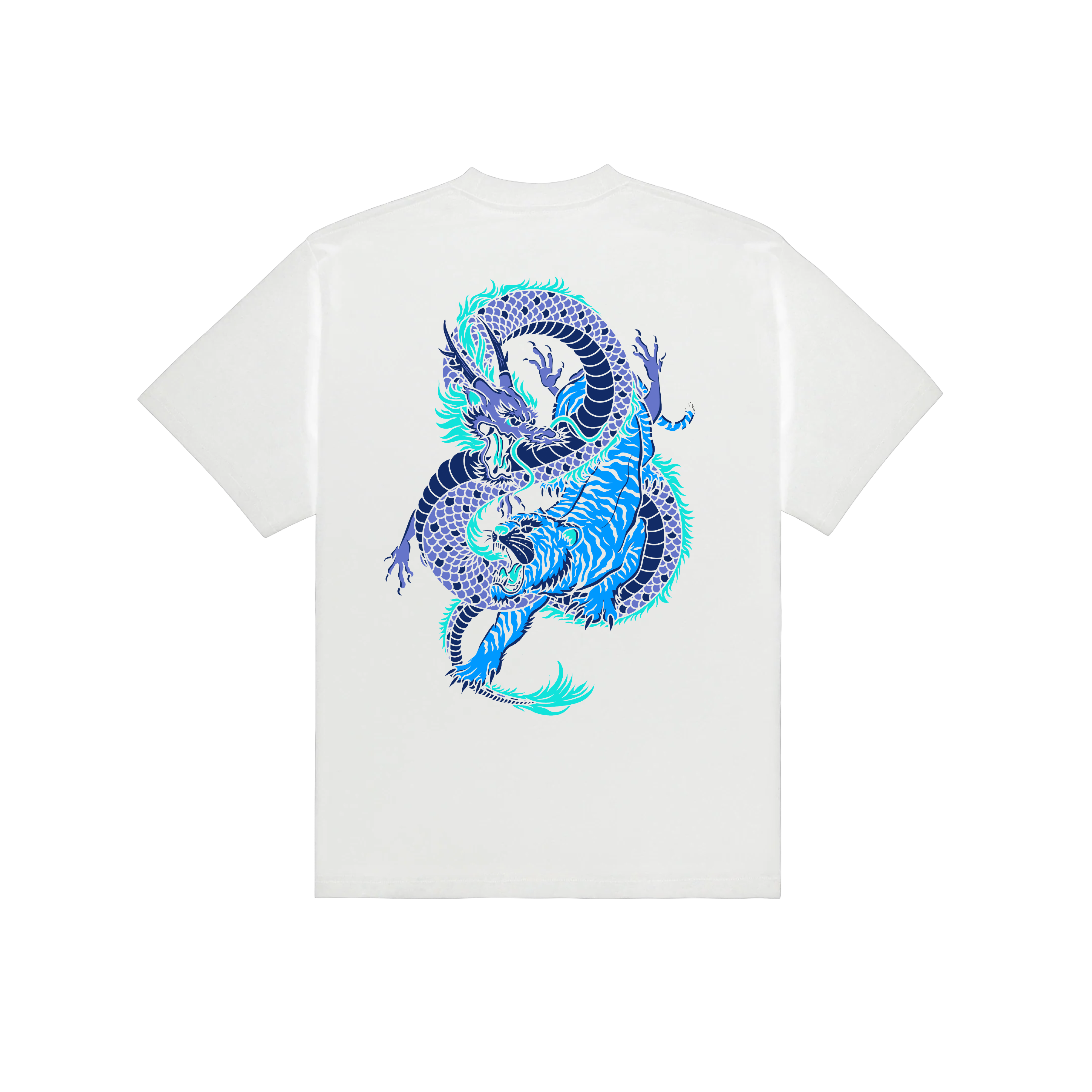WHITE CONFLICT AND HARMONY TEE