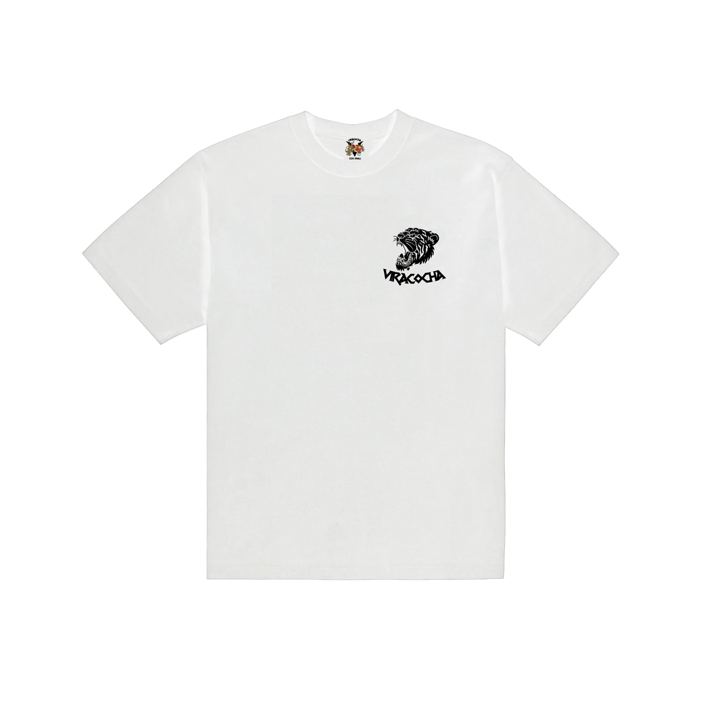 WHITE SCALES AND SHADOWS TEE