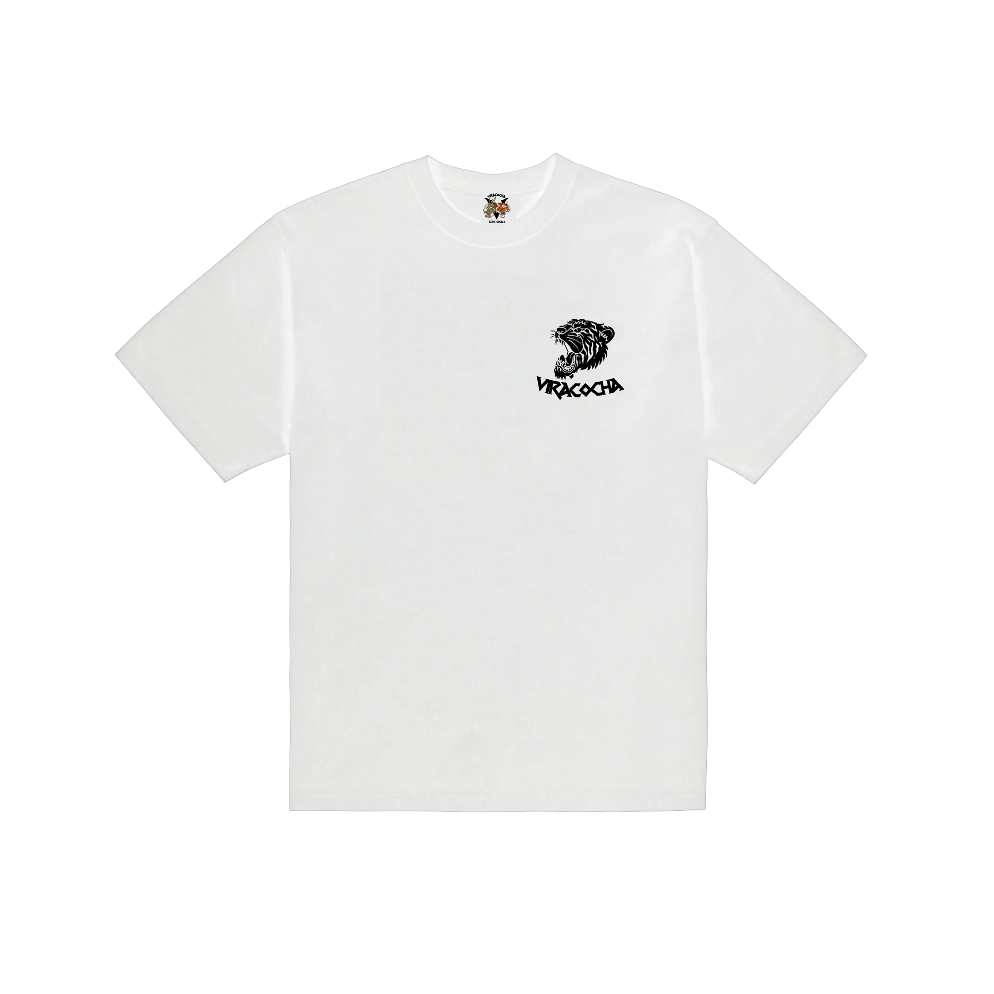 WHITE SCALES AND SHADOWS TEE