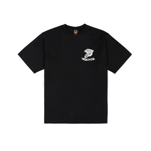 SCHWARZES SCHUPPEN- UND SCHATTEN-T-SHIRT 