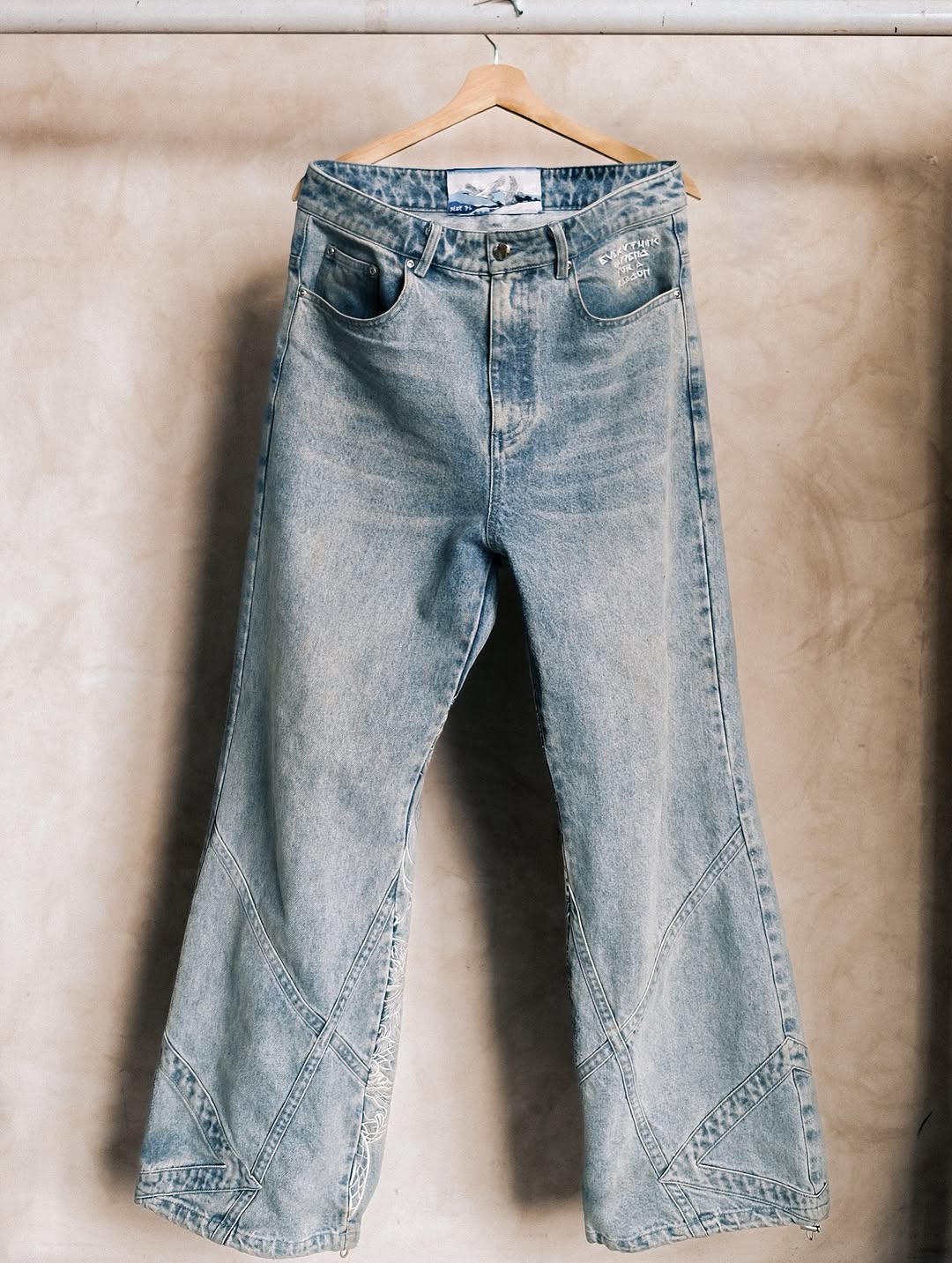 Ocean confrontation denim
