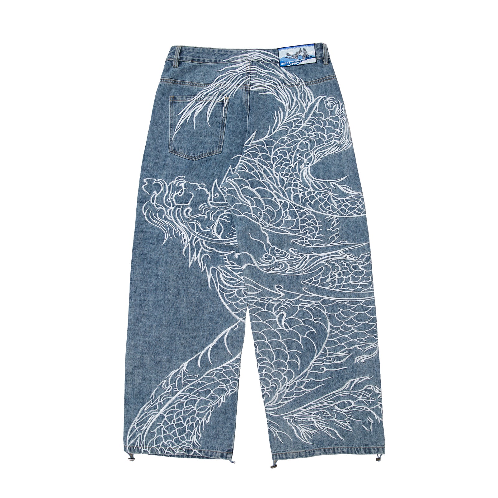 Mineral reflection denim