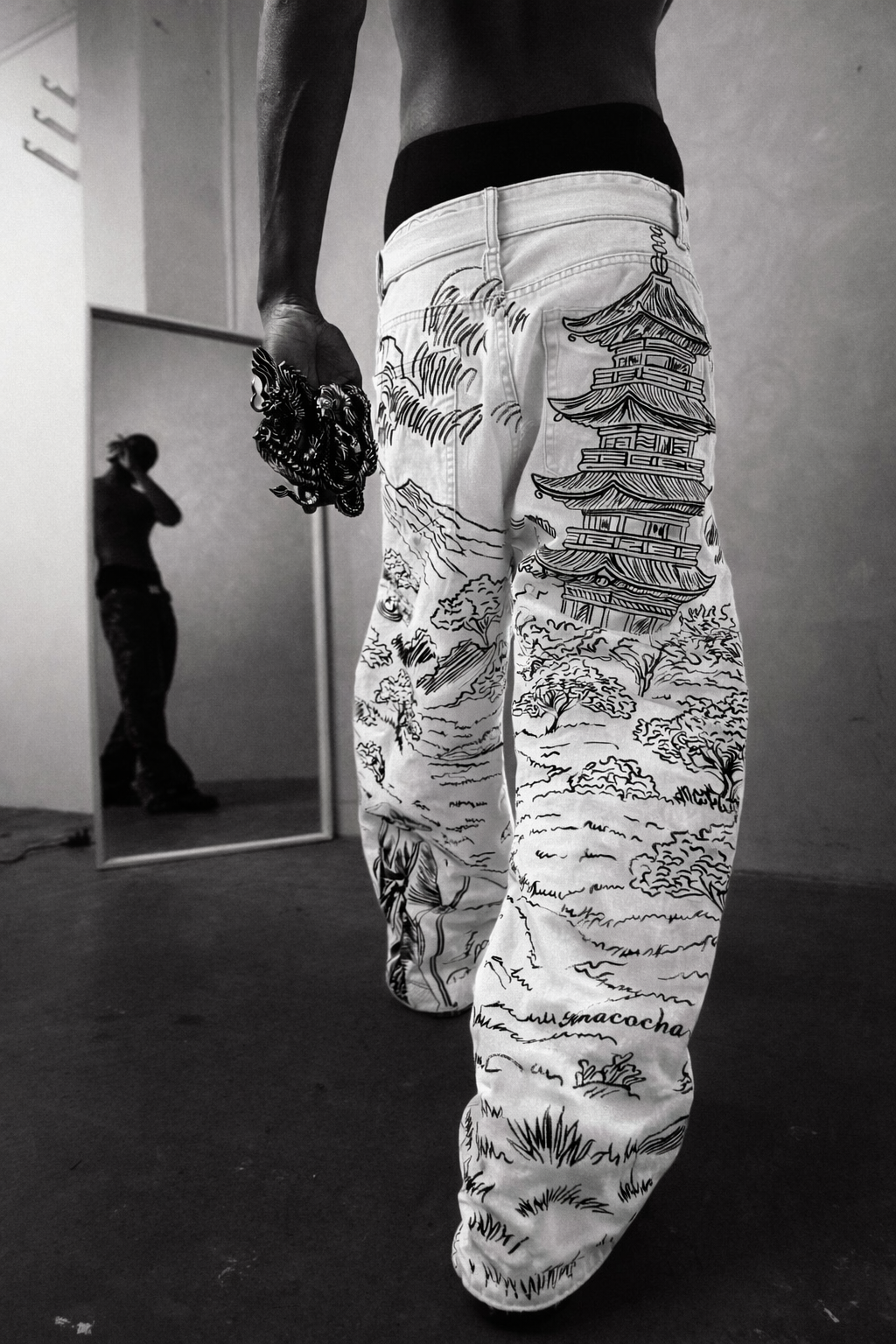 Wondering Rōnin Denim in Ivory