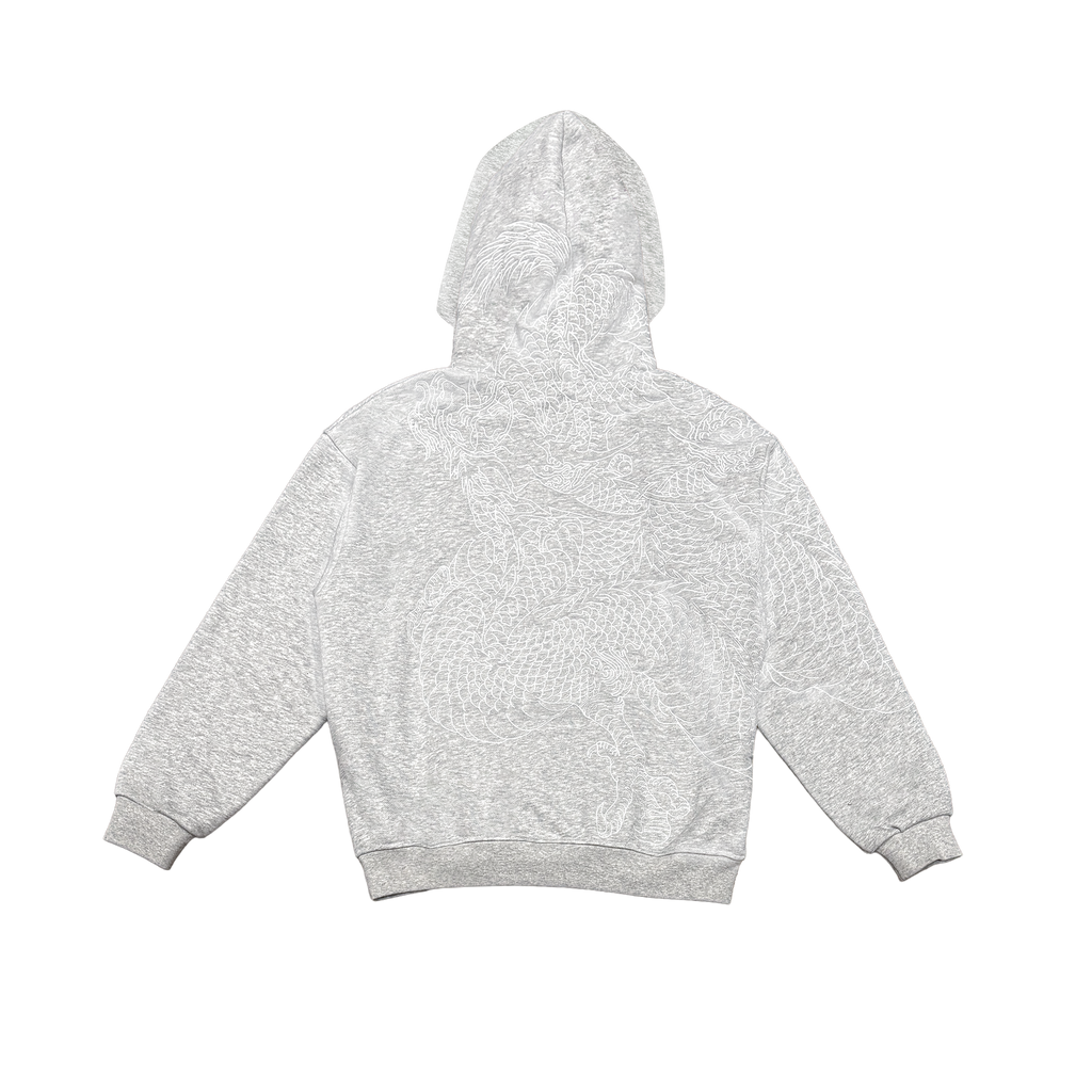 Grey reflection hoodie