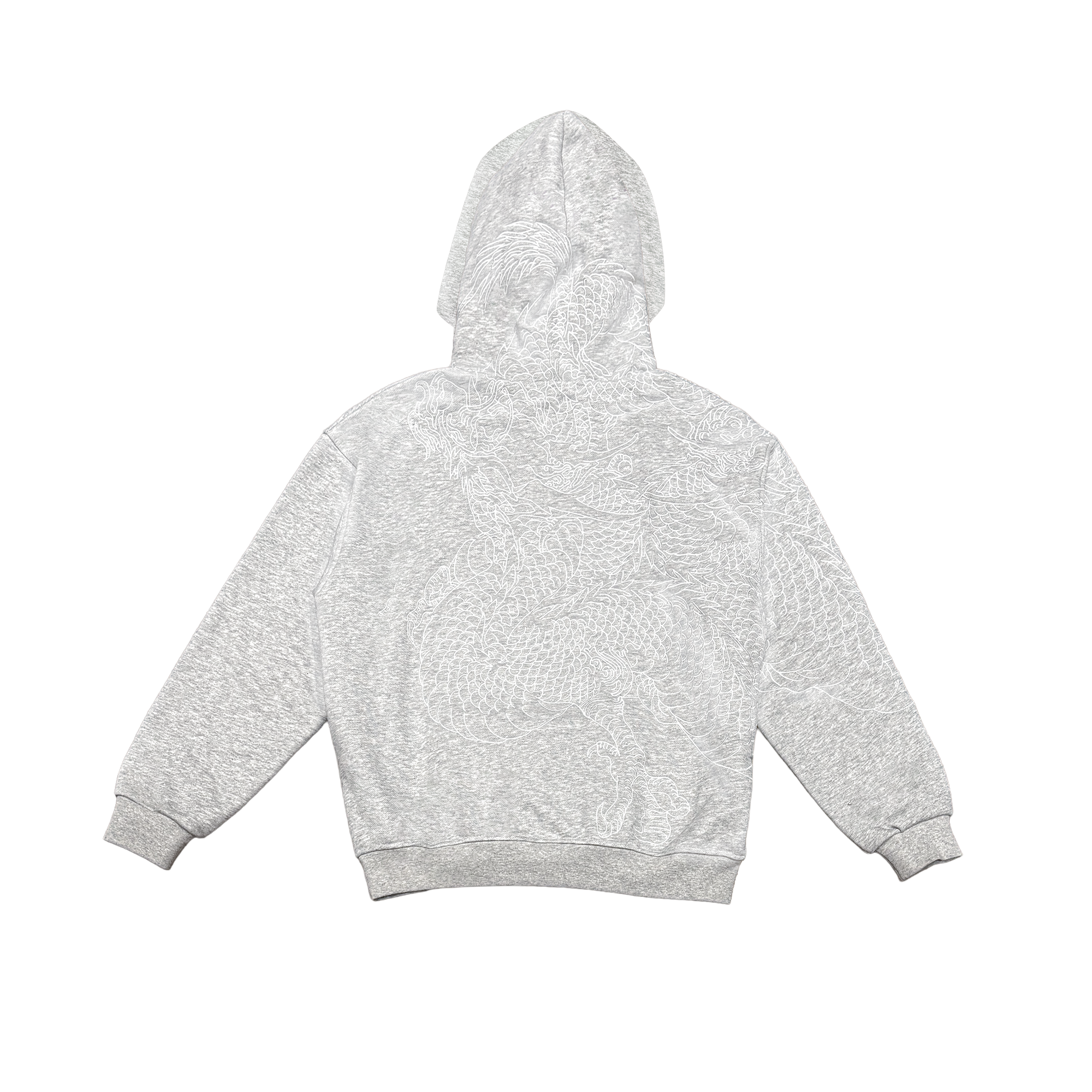 Grey reflection hoodie