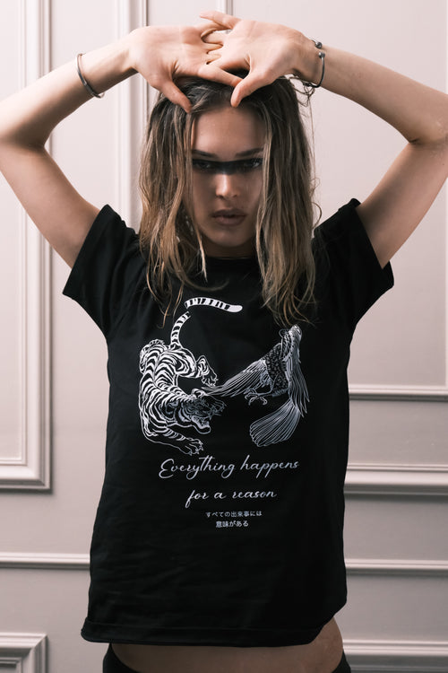 Circle of life tee (black)