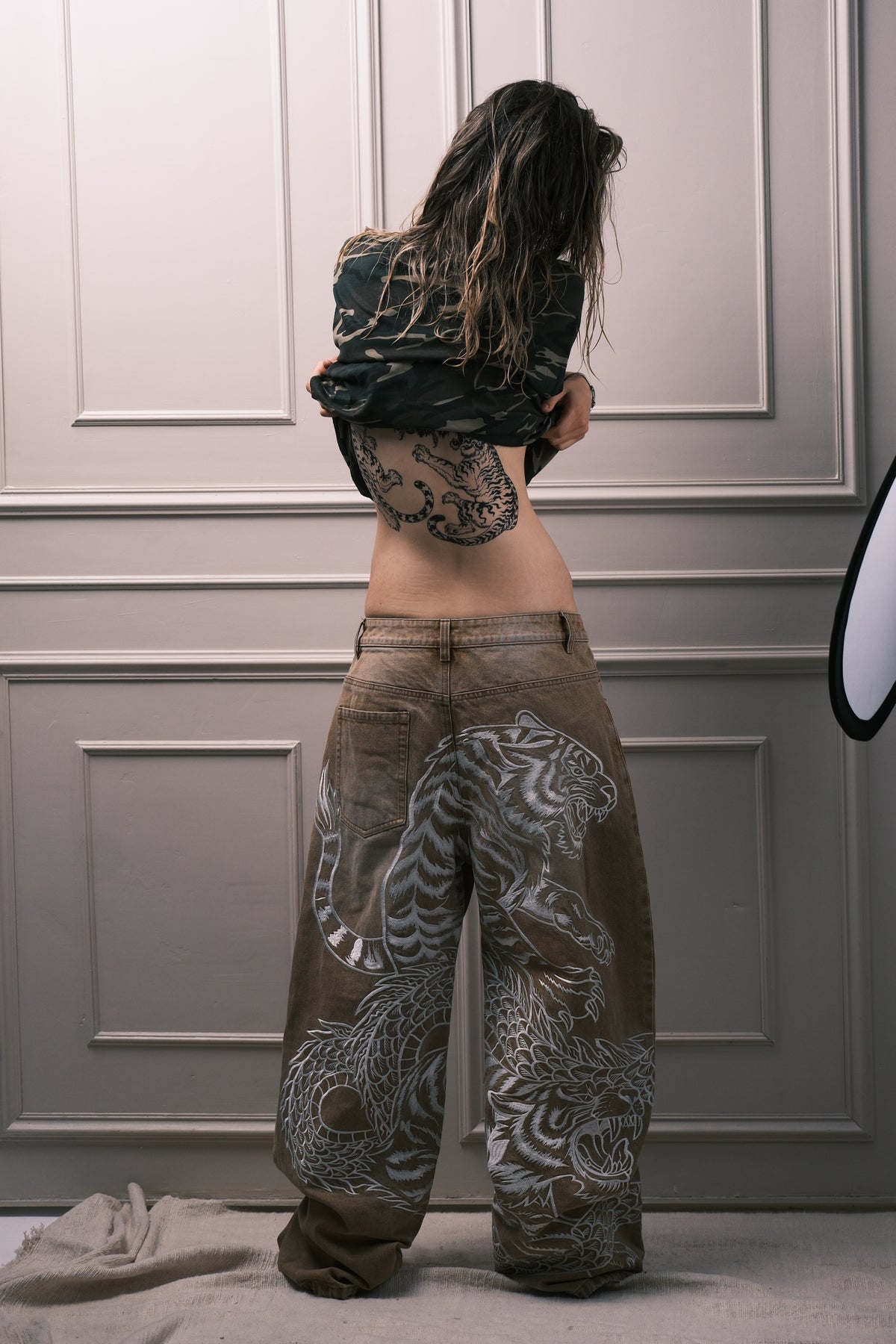 Sajin Tiger trinity denim