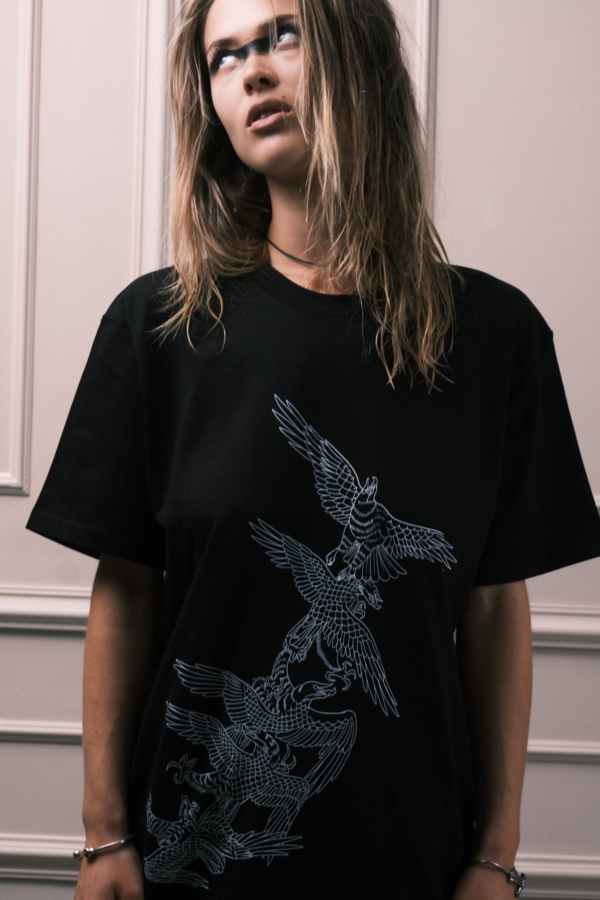 Flock of wings tee (black)