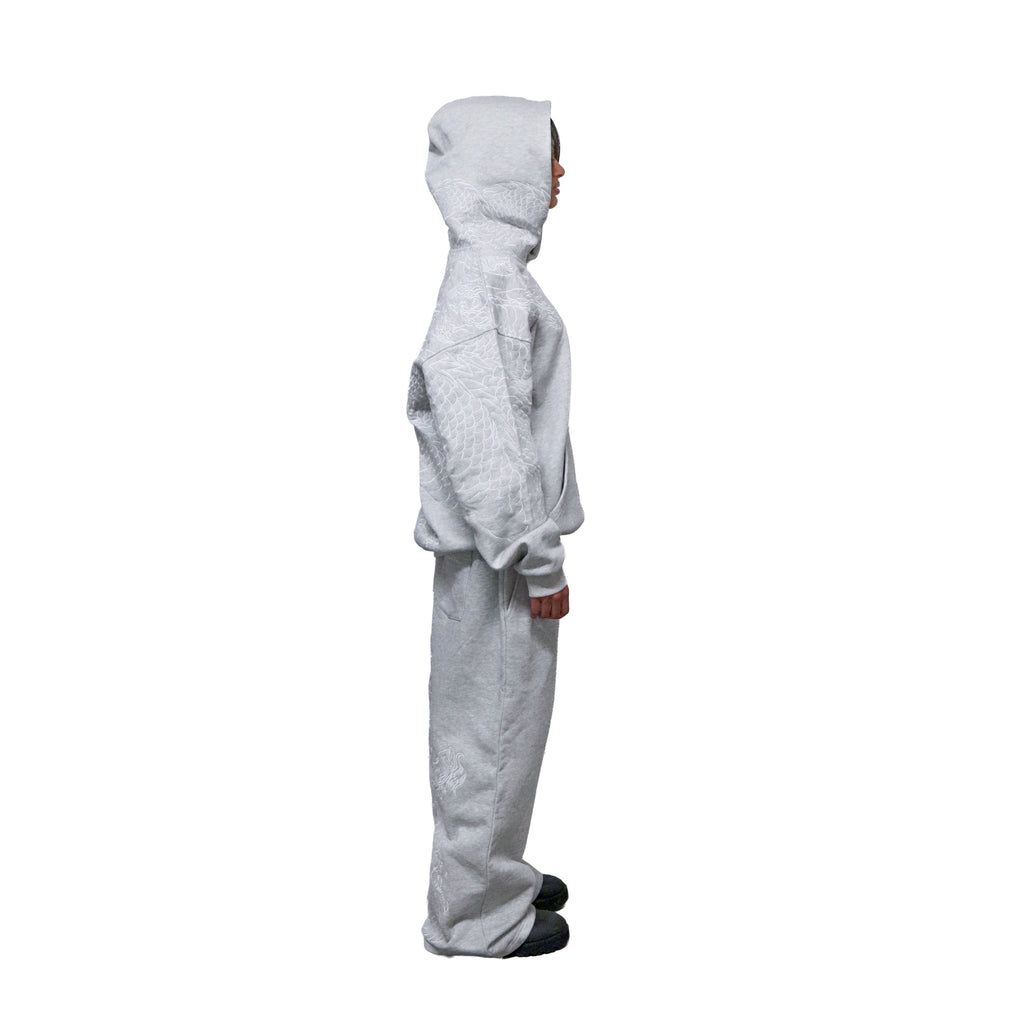 Grey reflection joggers