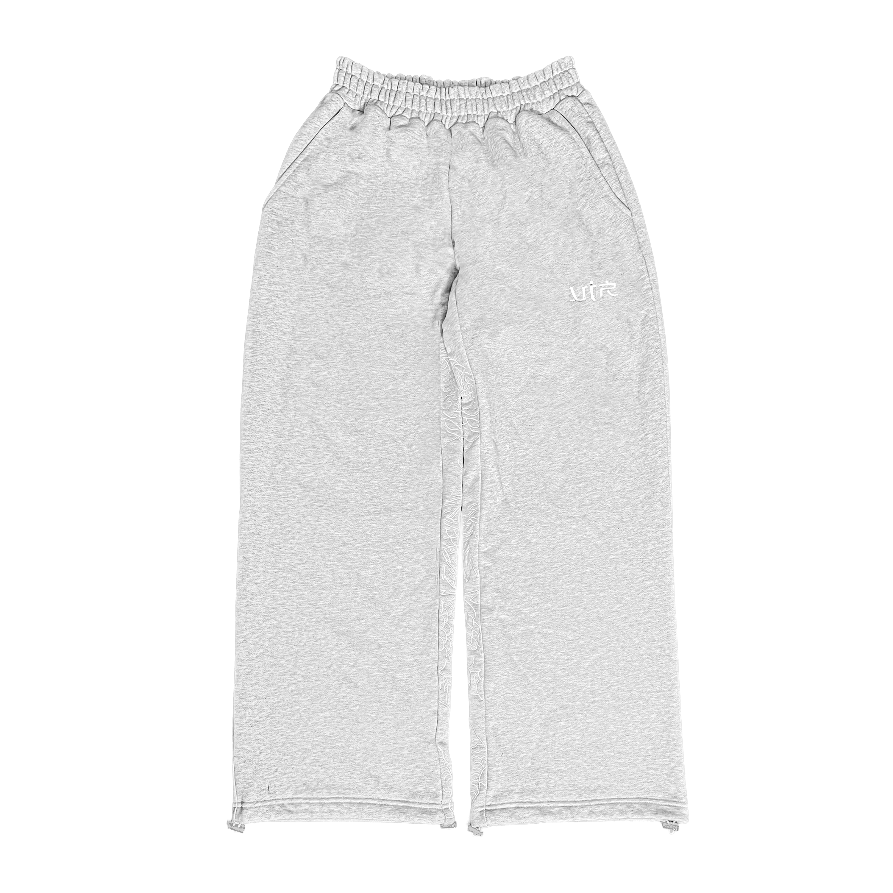 Grey reflection joggers