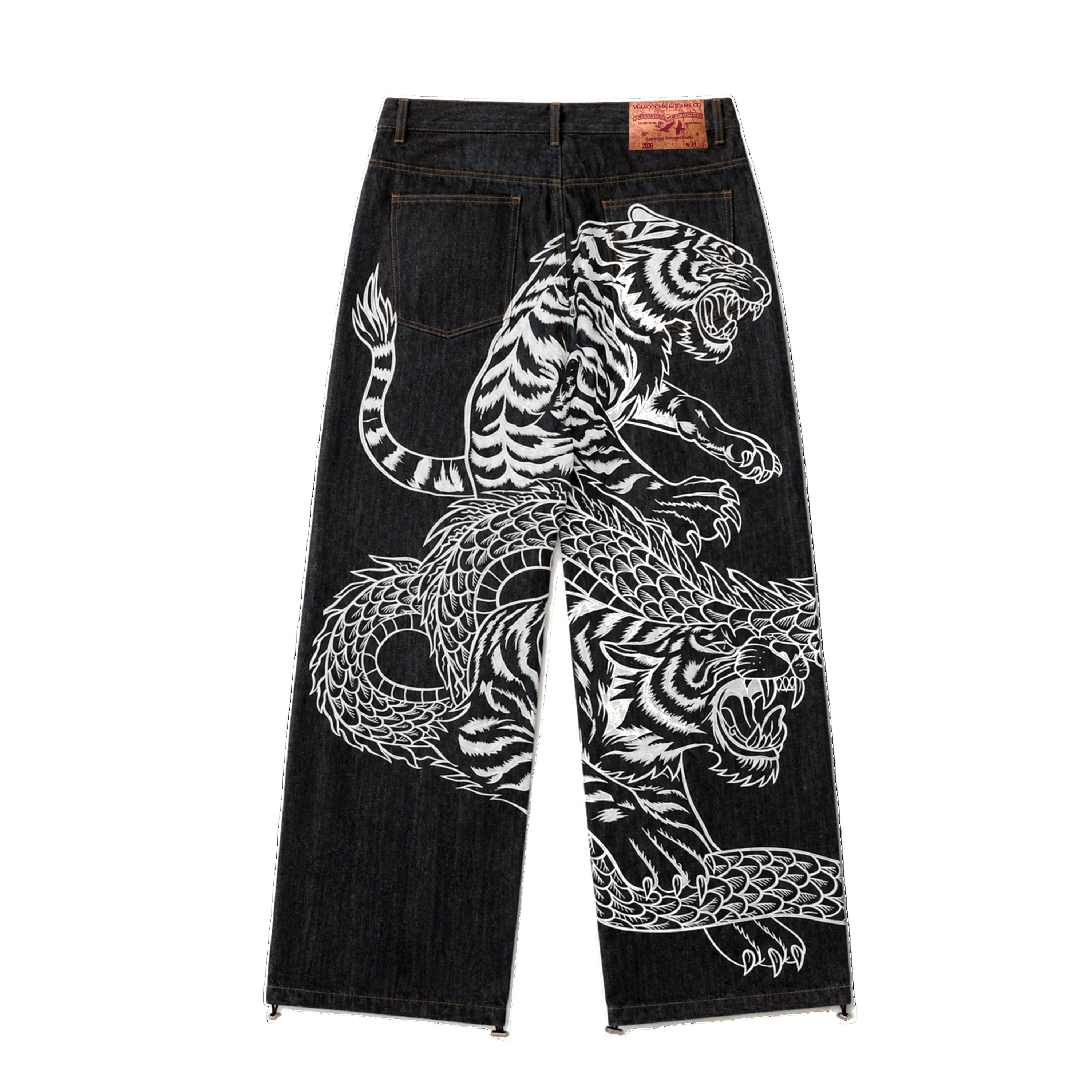 Selvedge tiger trinity denim