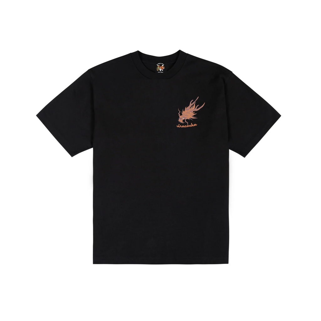 Confrontation orange dragon tee
