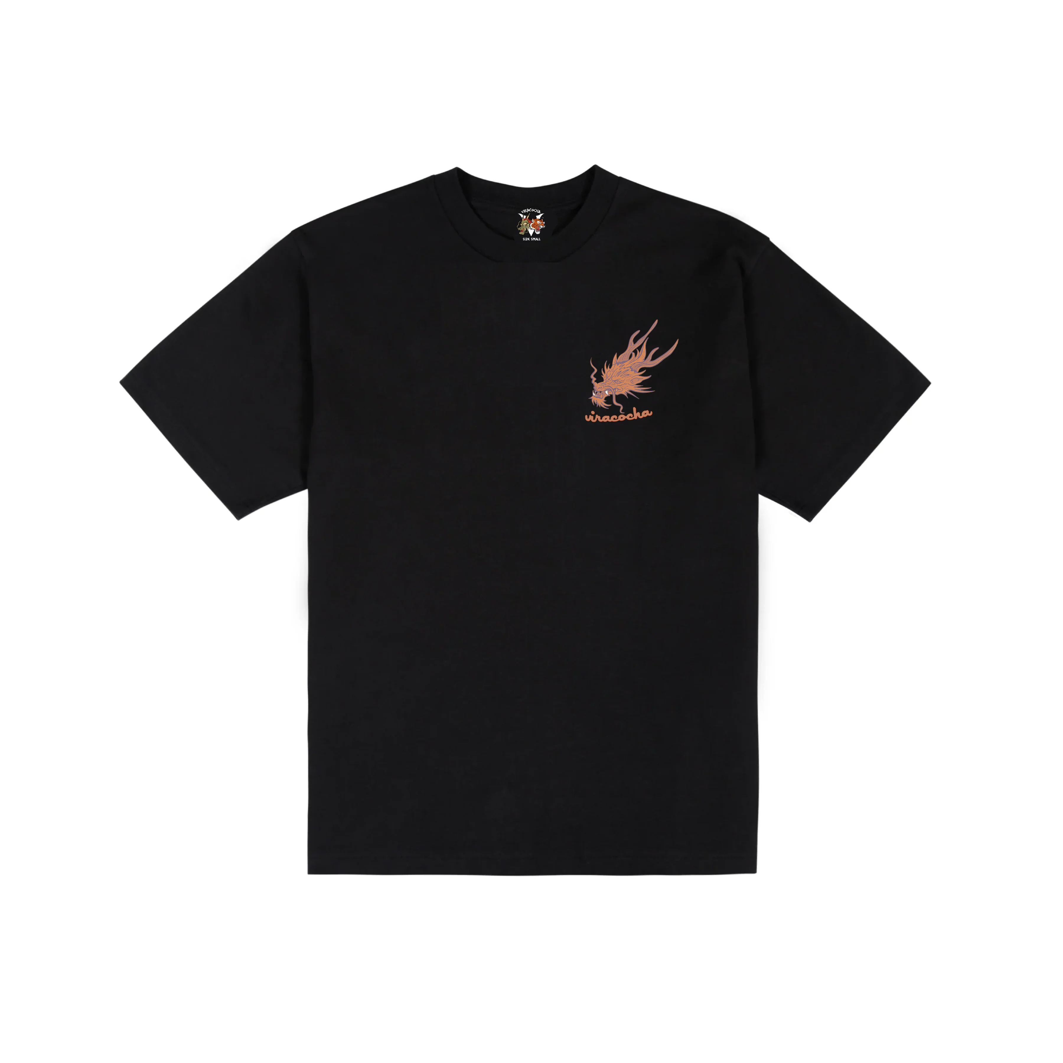 Confrontation orange dragon tee