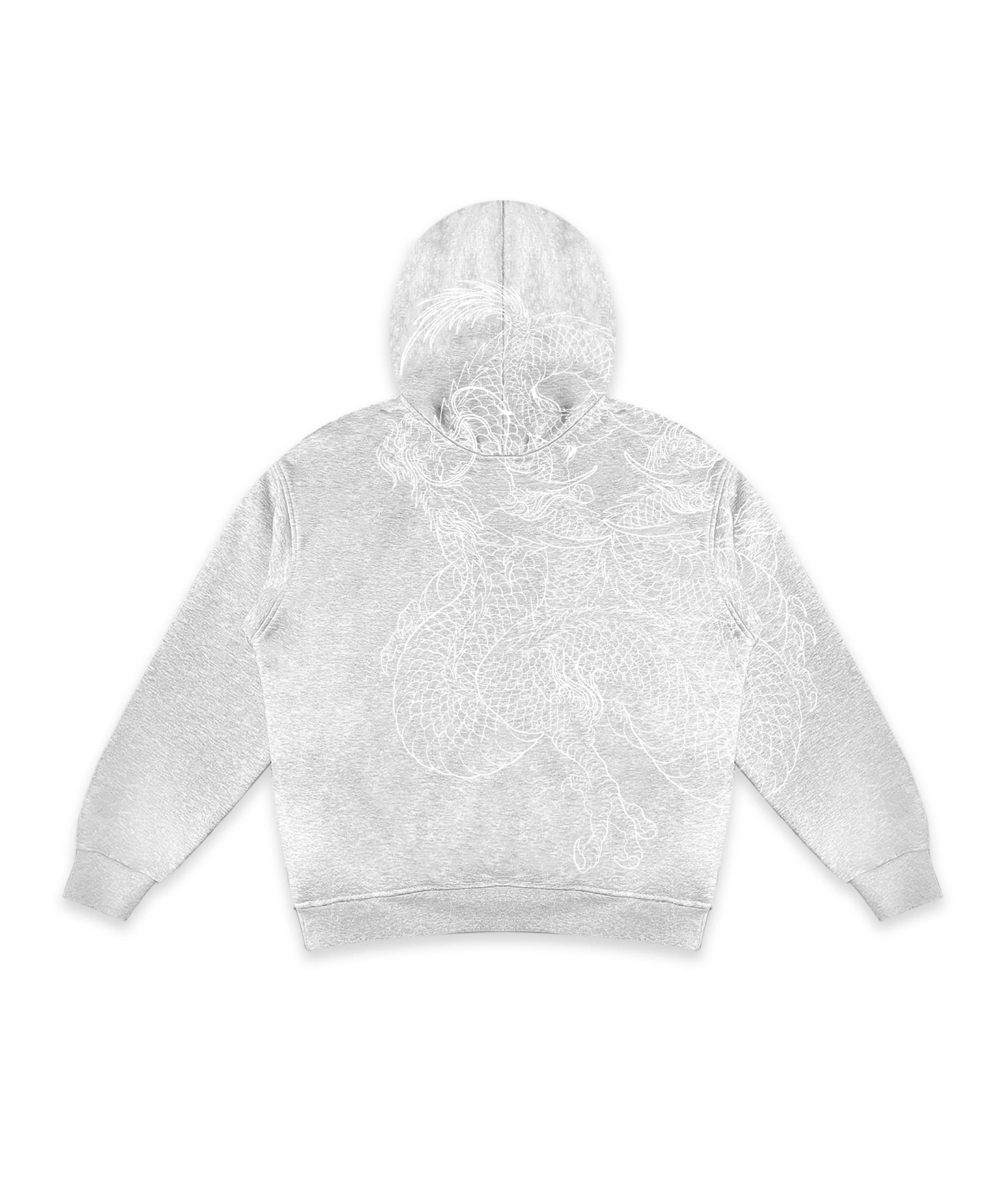 Grey reflection hoodie