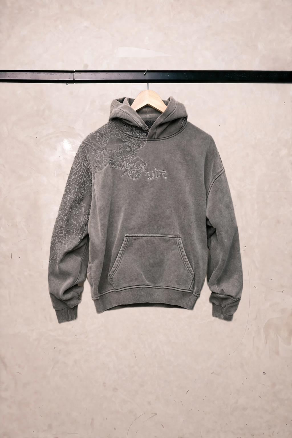 Carbon reflection hoodie