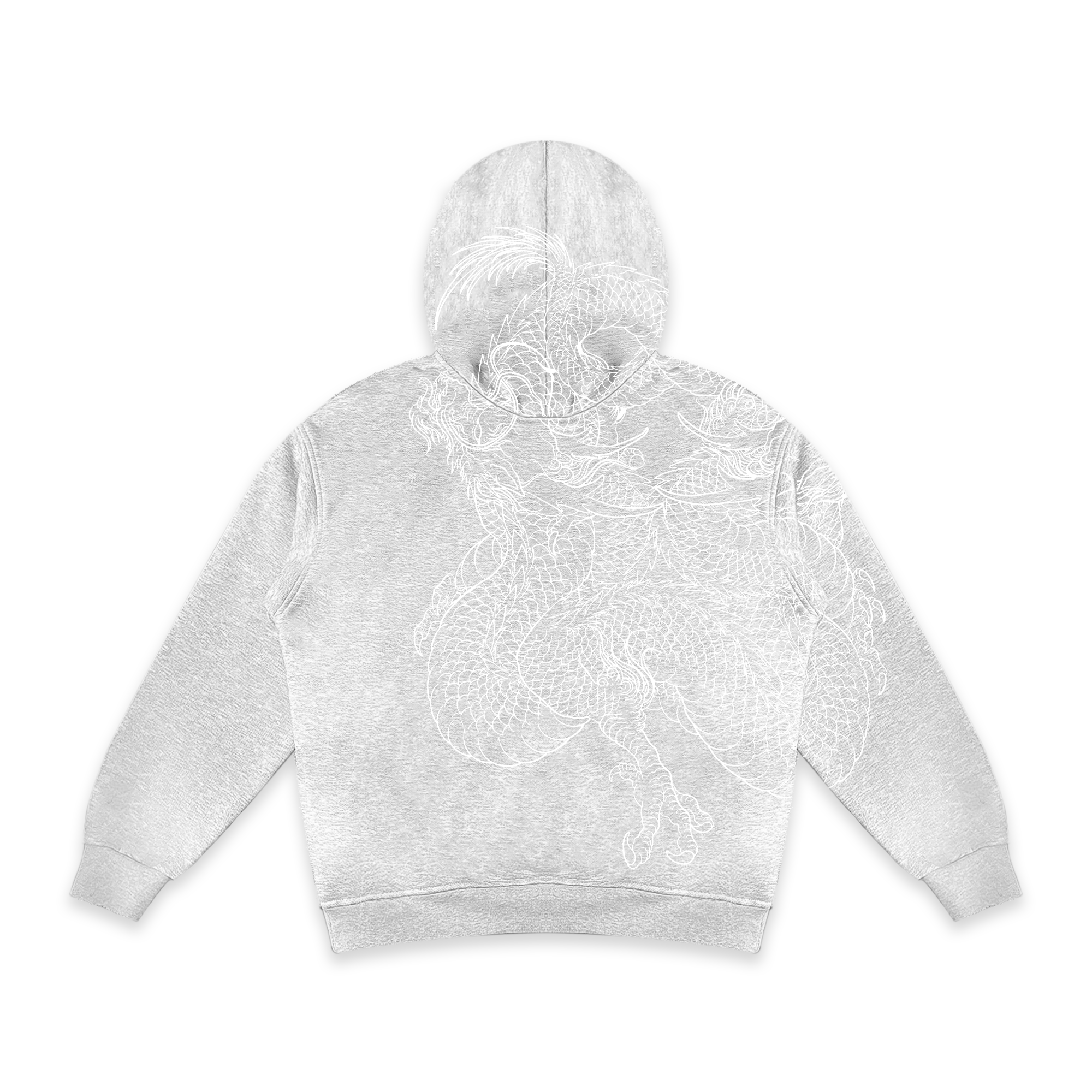 Grey reflection hoodie