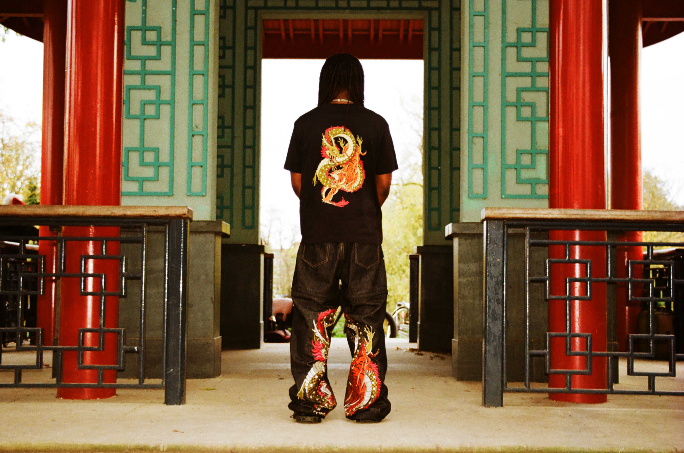 BLACK CONFLICT AND HARMONY TEE