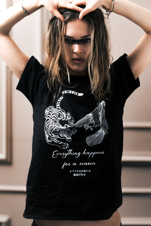 Circle of life tee (black)