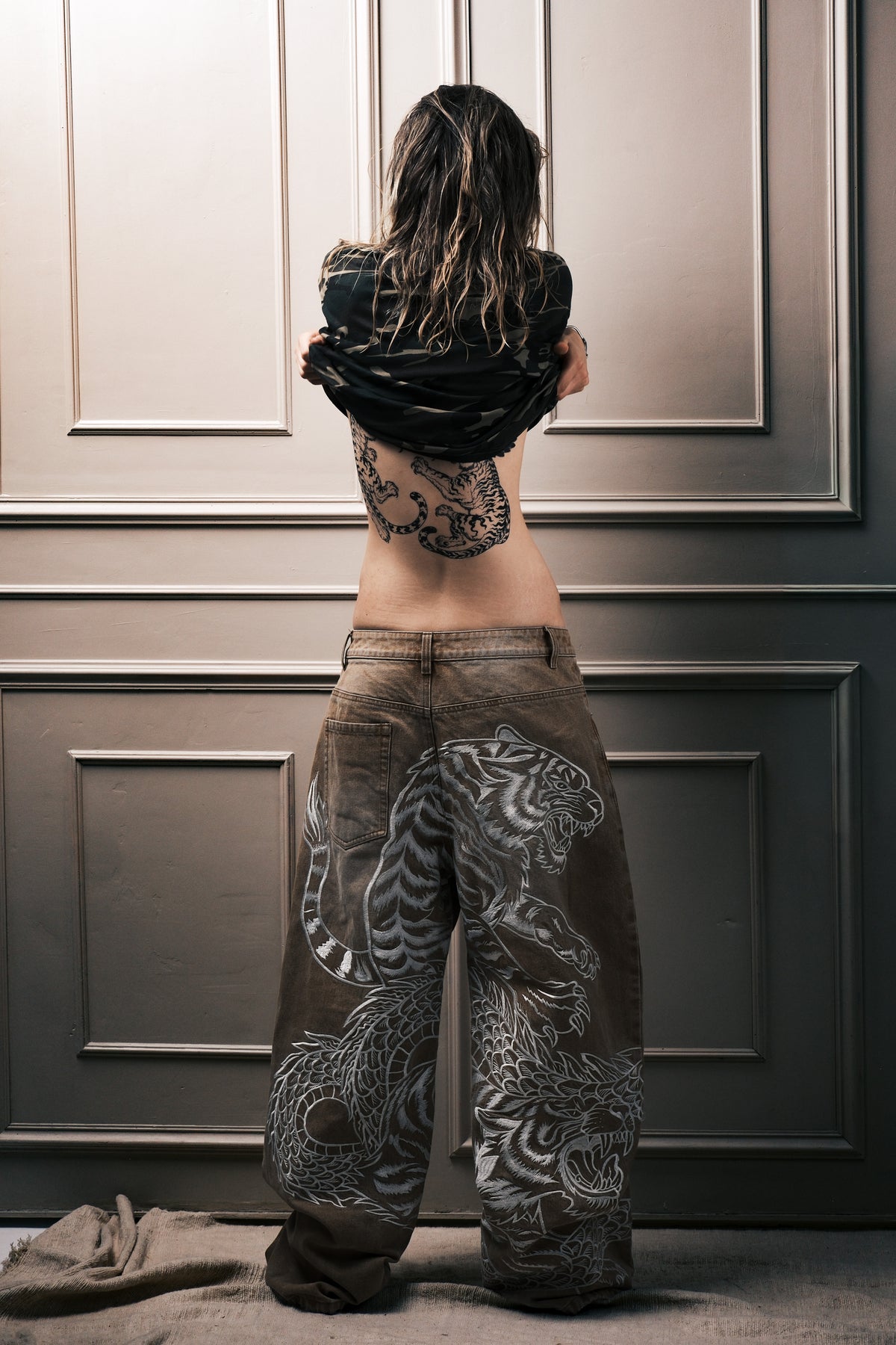 Sajin Tiger trinity denim