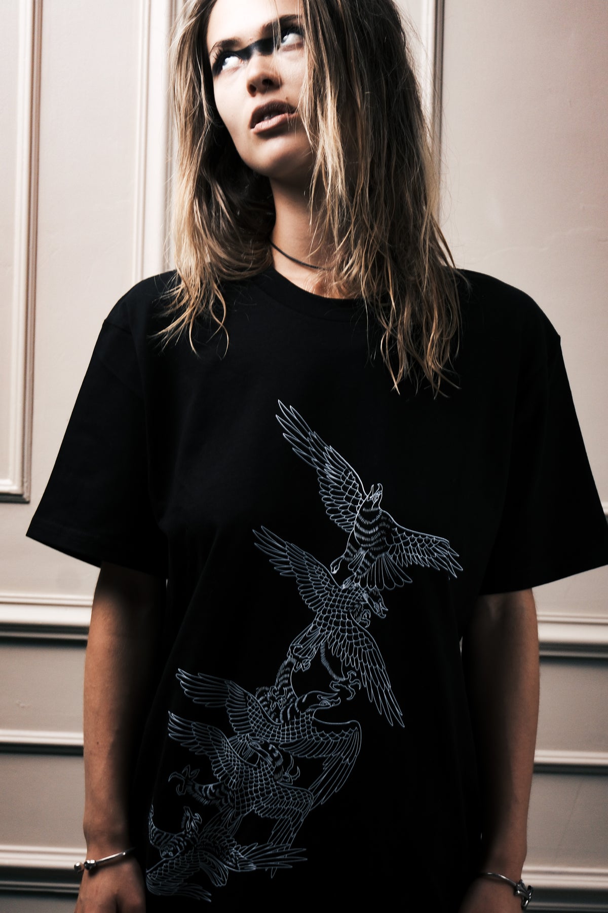 Flock of wings tee (black)
