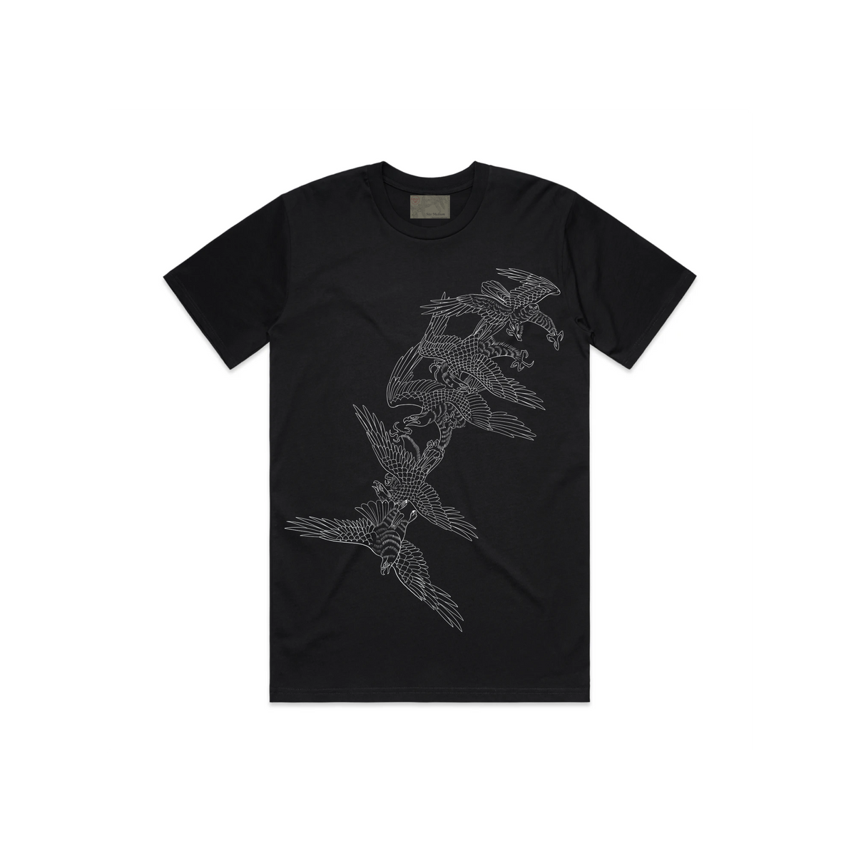 Flock of wings tee (black)