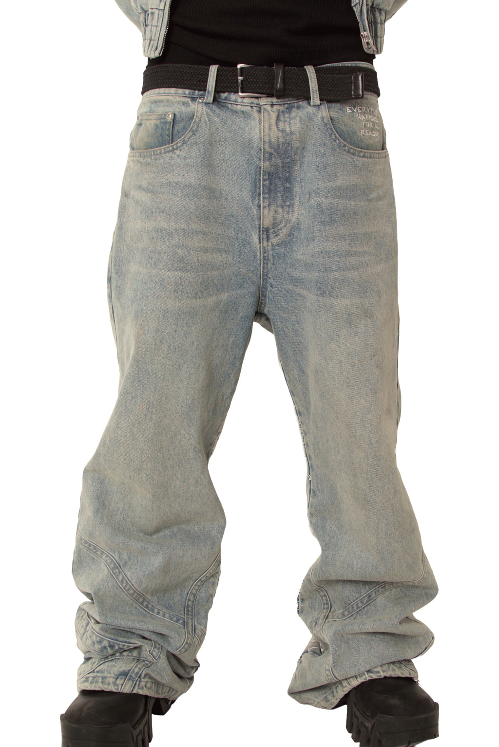 Ocean confrontation denim
