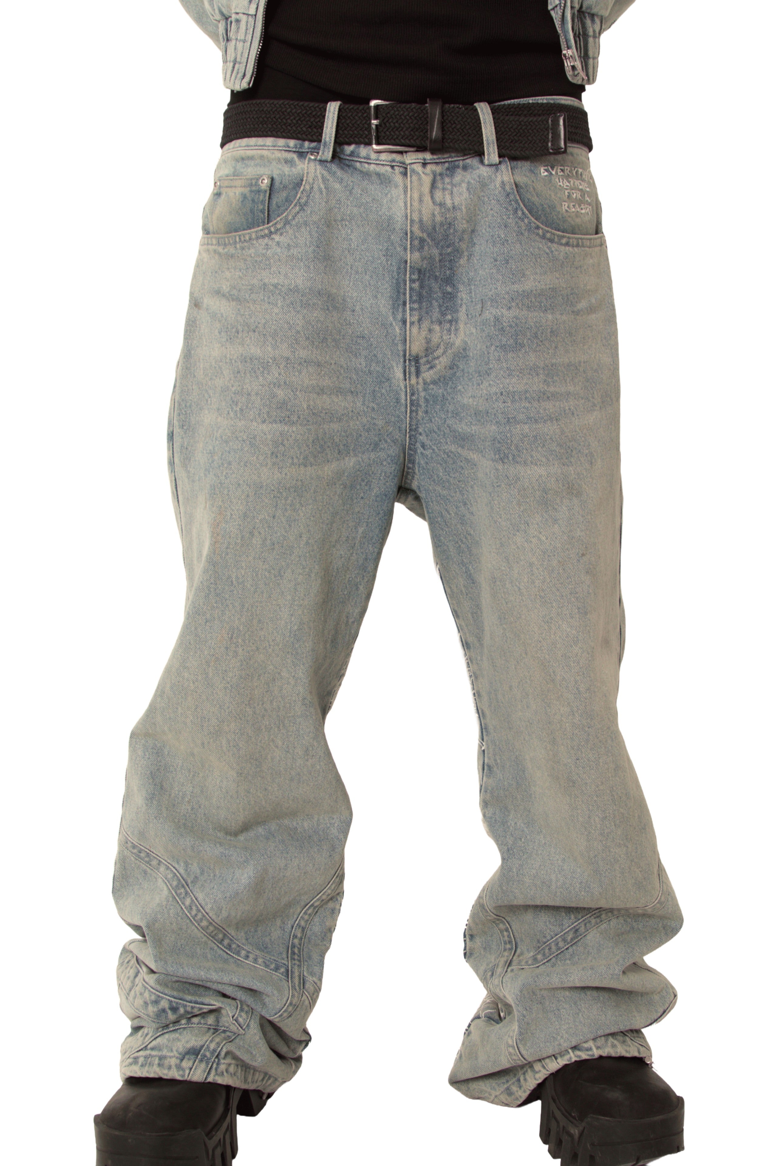 Ocean confrontation denim