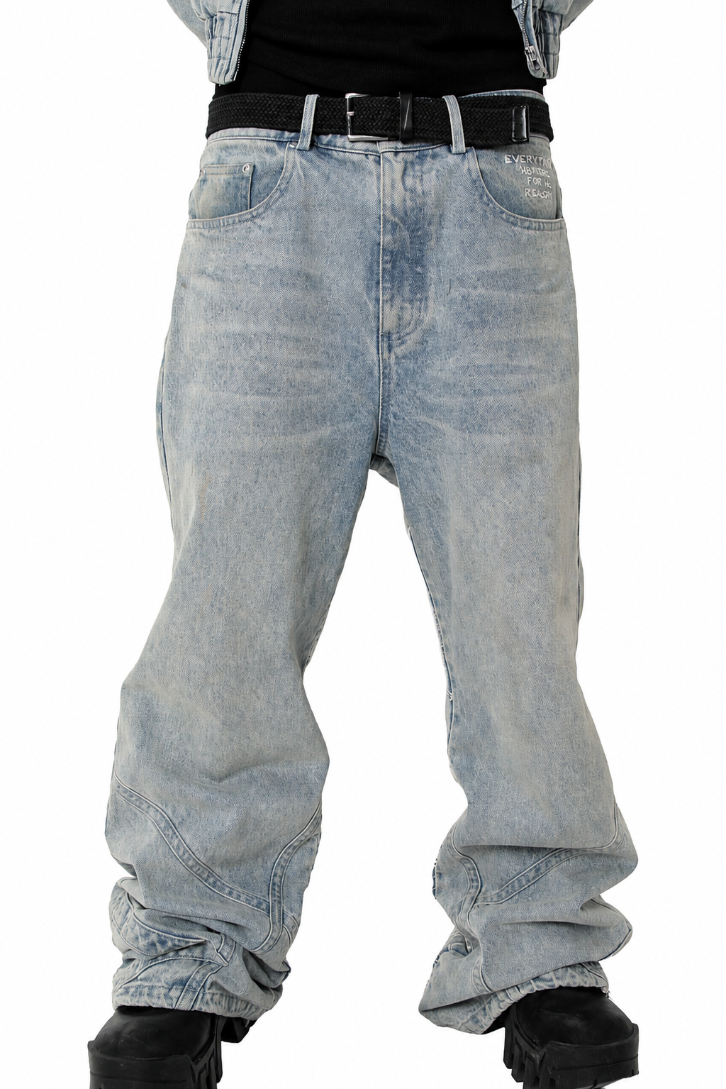 Ocean confrontation denim