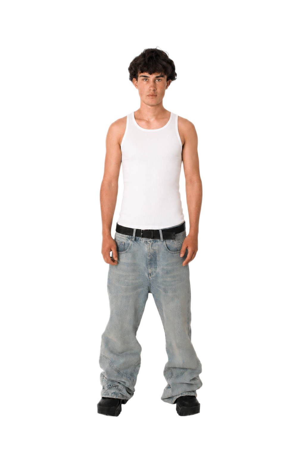 Ocean confrontation denim